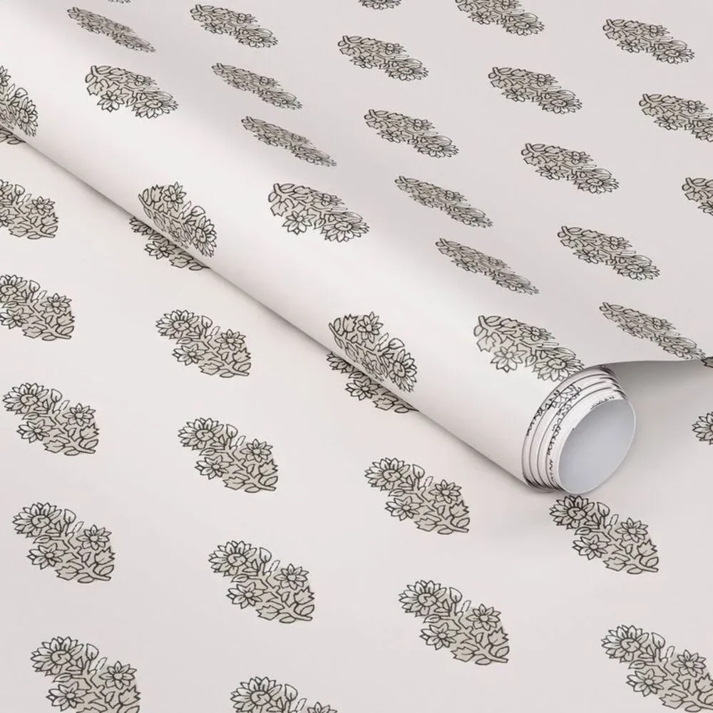 Floral Block Print Peel and Stick Wallpaper - Threshold